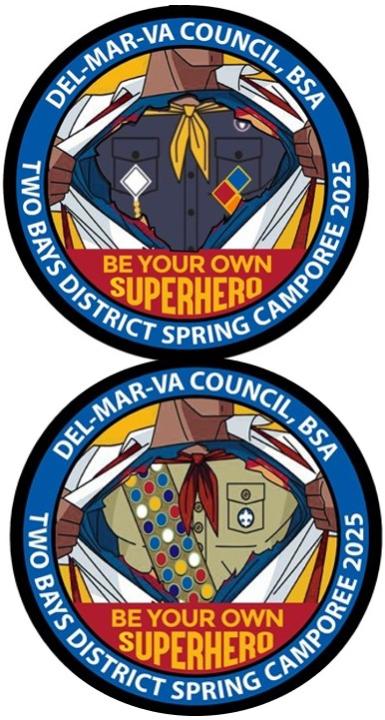 2025 Two Bays Camporee Patches