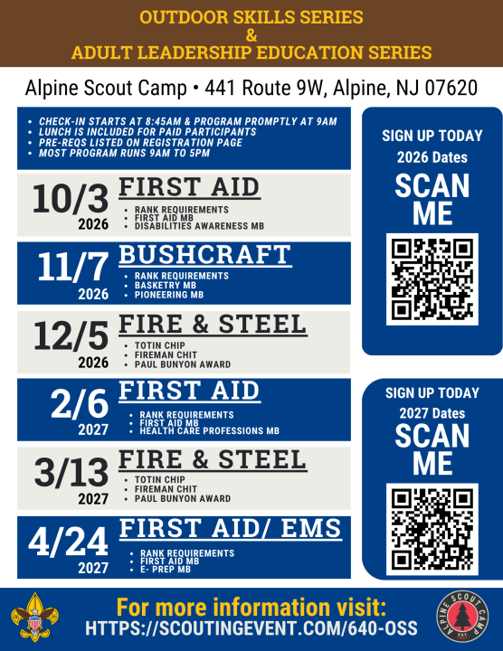 2025-26 Outdoor Skills Series - Red Flyer